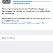 iOS 9.3.1 update lost problemen open links op