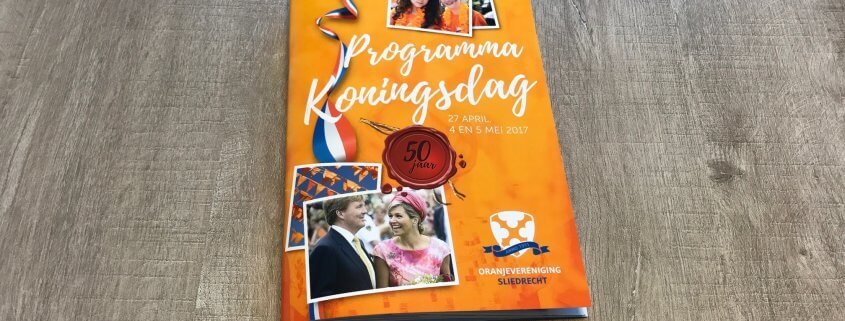 Programmaboekje Koningsdag 2017 Sliedrecht