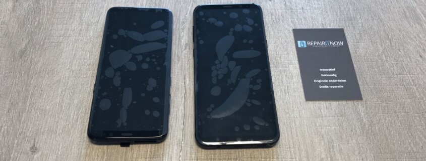 Samsung s8 en samsung s8 plus scherm voorkant zwart