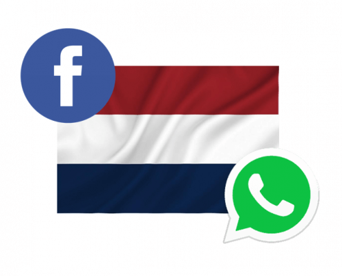 Nederlanders gebruiken Whatsapp meer dan Facebook