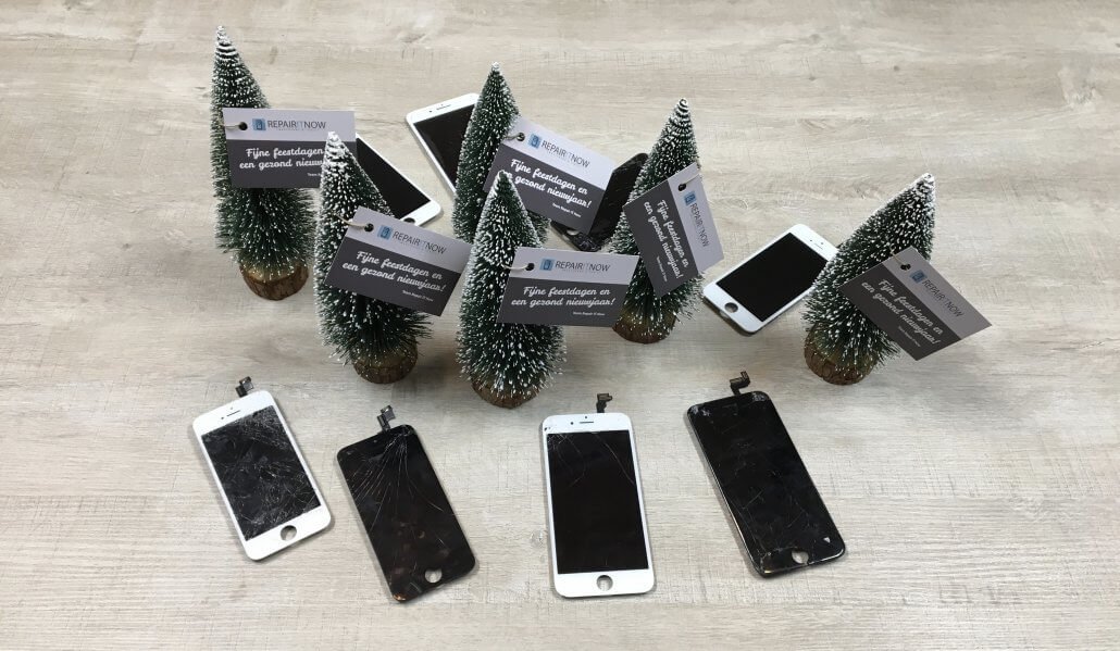 gratis kerstboom bij een telefoon en iphone reparatie